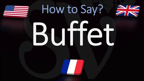 buffet pronunciation